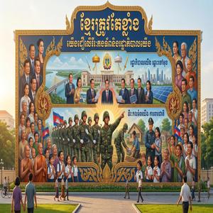 ខ្មែរត្រូវតែខ្លាំង យើងជឿលើវីរៈកងទ័ពនិងរដ្ឋាភិបាលយើ