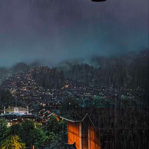 雨中的沉思