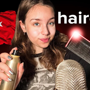 ASMR | Turkish Hair Salon! (Haircut Roleplay, Visuals, Personal Attention) - Part 3