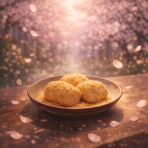 春のきなこ餅 京都