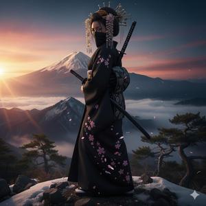 Geisha Ninja, dance in the dark
