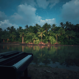 Musik Piano Santai Dengan Suara Hutan Malam Hari Tropis Untuk Tidur Bekerja Atau Meditasi