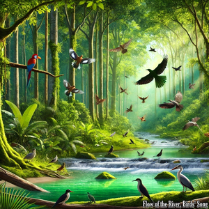 Melodies of the River, Birds Singing in Harmony