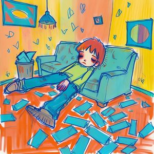 把回忆扔进垃圾桶,现在我要睡了