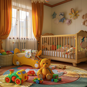 La Calma De La Noche De La Canción De Cuna Desciende