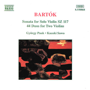 44 Duos for 2 Violins, BB 104, Vol. 2:Mennyasszonybucsuztato (Bride's Farewell)