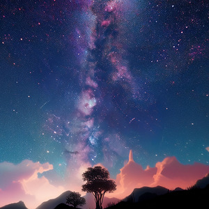 天の川の路を行く