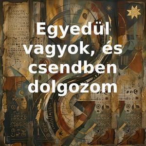 Egyedül vagyok, és csendben dolgozom