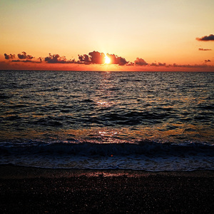 Watching Sunset Together