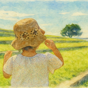 ゆれる麦わら帽子おいかけて