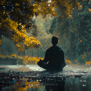 Reflexiones De Serenidad Con Lluvia Y Trueno