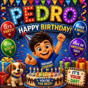 Happy Birthday Pedro