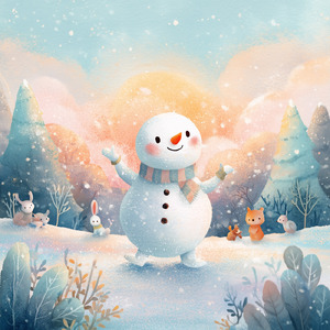Snowy Smile ほのぼの かわいい おしゃれ