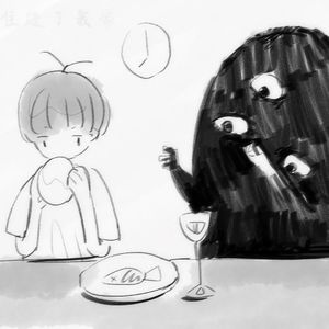 一只黑黑的妖怪住进了我家