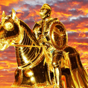 Celtic Ghosts and Viking Trolls Dancing on Medieval Sottish Castle Ruins