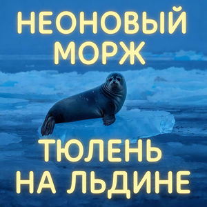 Тюлень на льдине