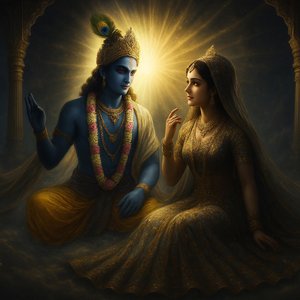 श्री युगलाष्टकम् - कृष्ण प्रेममयी राधा