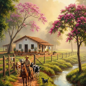 Sou cem por cento caipira