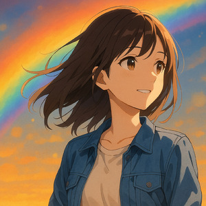 虹色のグラデーション