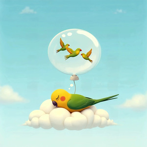 インコは夢の中空を飛ぶ