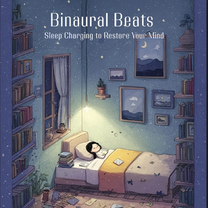 バイノーラル 睡眠用BGM 癒しの音が包む夜