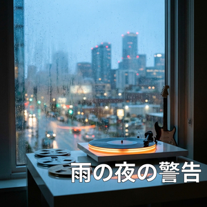 雨の夜の警告