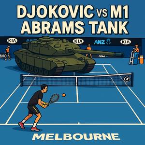 DJOKOVIC vs M1 ABRAMS TANK