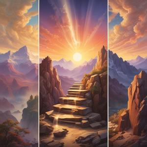 1. PRZEZ trud i życia burze, Podążam w P by @punchypiano625