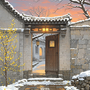 风撞开思念的门