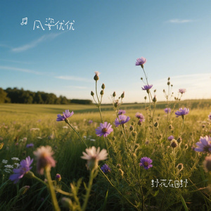 野花在田野