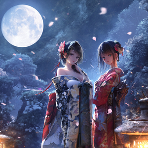 月と花のあいだ