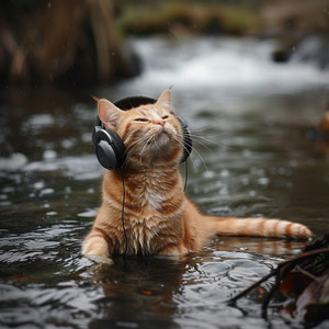 Cats Water Gaze