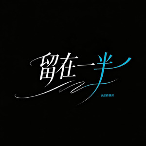 留在一半