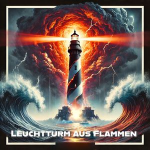 Leuchtturm aus Flammen