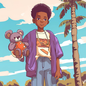 Boy with a Toy in Hand