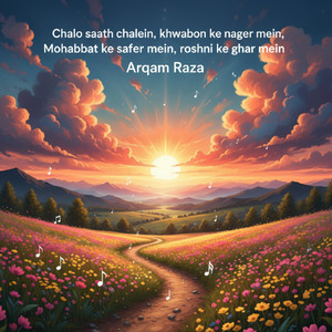 Chalo saath chalein, khwabon ke nagar mein, Mohabbat ke safar mein, roshni ke ghar mein