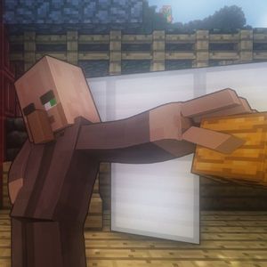 寂寞的人听伤心的歌-我的世界村民