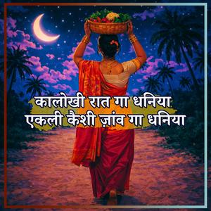 कालोखी रात गा धनिया, एकली कयशी ज़ांव गा धनिया
