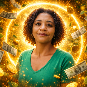 O dinheiro chega até mim