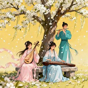 梨花浅（烟雨梨园）