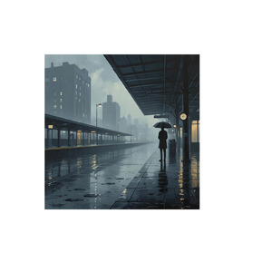 色褪せた空の下で