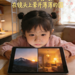 镜头上的雾圆