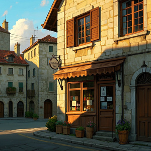 のどかな街散歩