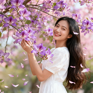 紫荆花盛开