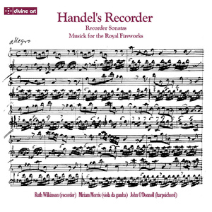 Recorder Sonata in A Minor, Op. 1, No. 4, HWV 362:III. Adagio