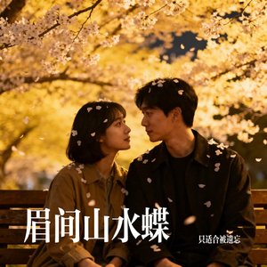 眉间山水蝶