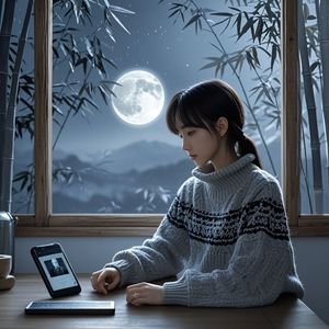 月呀月呀思念太难熬