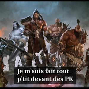 Je m'suis fait tout p'tit devant des PK (Parodie WoW)