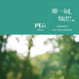 那一刻阳光洒下的灿烂