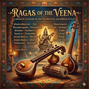 Carnatic Veena Solo: Raga Kedaragowla | South Indian Classical Music